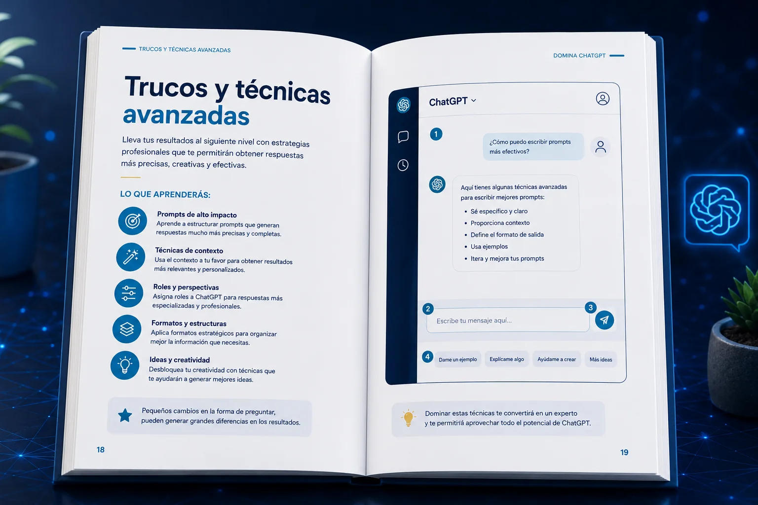 Página interior del módulo 4 con el plan de acción de 7 días